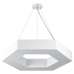 Светильник LED Geometria ЭРА Hexagon SPO-124-W-40K-051 51Вт 4000К 800*800*80 белый подвесной драйвер внутри