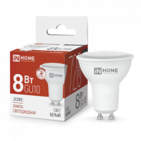 Лампа сд LED-JCDRC-VC 8Вт 230В GU10 4000К 720Лм IN HOME