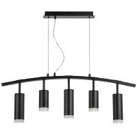 LR7353728730 Люстра RULLO 5х50W GU10 ЧЕРНЫЙ (571735+214437-2+214487-3+202430-5)