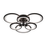 Odry CLL-1-117-RC BK  Светильник потолочный светодиодный ЭРА Модерн Odry CLL-1-117W 3K-6,5K RC BK с ДУ черный