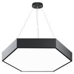 SPO-121-B-40K-038  Светильник LED ЭРА Geometria SPO-121-B-40K-038 Hexagon 38Вт 4000K 4000Лм IP40 600*80 черный подвесной драйвер внутри