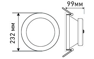 Светильник IM-205 Matt 31W Warm White (Arlight, Металл)