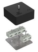 Коробка огнестойкая разветвительная для кабель-канала 40-0450-FR6.0-4-6-Р Е15-Е60 RAL9005 75х75х30 (87 шт/кор) Промрукав