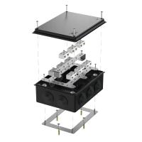 Коробка огнестойкая для о/п 40-0320-FR6.0-4-18-Р Е15-Е60 RAL9005 200х150х75 (5 шт/кор) Промрукав