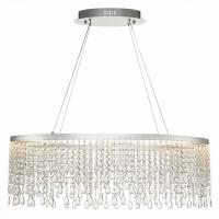SL6201.103.37 Люстра подвесная ST-Luce Серебристый/Прозрачный LED 1*37W 3000K/4000K/6000K VEGA