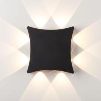 Уличный настенный светодиодный светильник 1631 TECHNO LED чёрный 1631 TECHNO LED чёрный