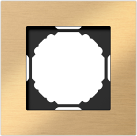 Рамка 1-я, Natural золотистый алюминий, серия A07