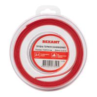 Трубка термоусаживаемая ТУТ нг 10,0/5,0мм, красная, ролик 2,44м REXANT