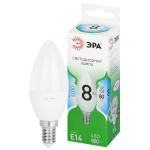 LED B35-8W-840-E14 GL  Лампа светодиодная ЭРА GREEN LINE LED B35-8W-840-E14 GL 8Вт свеча яркий белый свет E14