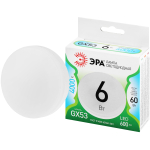 LED GX-6W-840-GX53 GL  Лампа светодиодная ЭРА GREEN LINE LED GX-6W-840-GX53 GL 6Вт таблетка яркий белый свет GX53