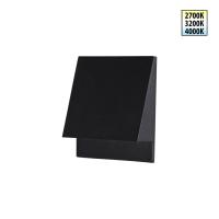 359723 STREET NT25 766 черный Подсветка для лестниц с переключателем цв. температуры IP65 LED 3W 100-240V 2700К\3200К\4000К SCALA