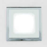 S450/6+2 белый/теплый (3 режима) квадратный со стеклом (D130/A85)
