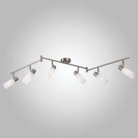 Потолочный светильник со стеклянными плафонами 20043/6 сатин-никель