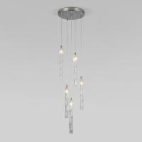 Подвесной светильник со стеклянными плафонами 50381/5 хром