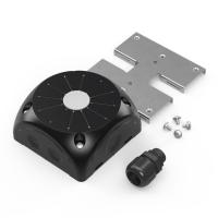 Коробка распределительная 60-0505-9005-П-ВМУ для видеокамер двухкомпонентная с мембранами черная 100х100х50 с пластиной и муфтой Промрукав