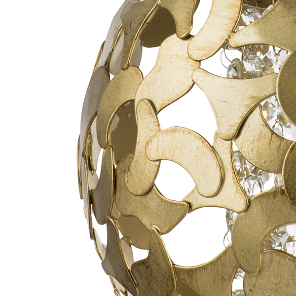 727011 Люстра VERONA 1х40W E14 ЗОЛОТО/ПРОЗРАЧНЫЙ