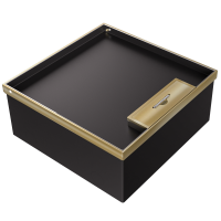 Лючок в пол 24 мод. (12 мод. 45х45 мм.), латунь