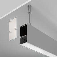 Алюминиевый профиль подвесной -накладной 35x66