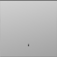 Клавиша 1-я с подсветкой, сталь, серия S08