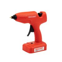 Пистолет клеевой, 60Вт, Ø11мм, ЭКСПЕРТ, аккумуляторный, коробка REXANT