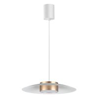 358895 OVER NT22 228 белый/золото Светильник накладной светодиодный, провод 2м IP20 LED 4000К 18W 220-240V PILZ