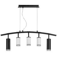 LR7358723630 Люстра RULLO 5х50W GU10 ЧЕРНЫЙ/БЕЛЫЙ (571735+214436-3+214487-2+202430-5)