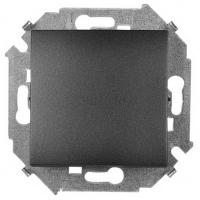 Одноклавишный выключатель  16А  250В  винт. зажим  графит