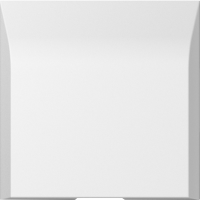 Кабельный вывод (накладка), матовый белый, серия A07