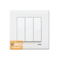 90960068 Выключатель 3-кл белый VIKO KARRE
