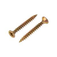 Саморез универсальный 4,0х30мм, желтый цинк, короб (250 шт/уп) KRANZ 