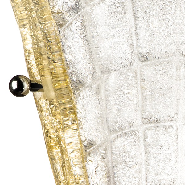 820629 Бра ZUCCHE 2х40W G9 БЕЛЫЙ/ЯНТАРЬ