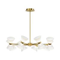 SL2004.303.16 Светильник подвесной ST-Luce латунь/прозрачный, белый, латунь G9 LED 16*5W SPIRIT