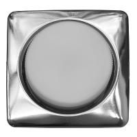 Светильник GCL-GX53-H38-C ХРОМ КВАДРАТ ОБЪЕМНЫЙ