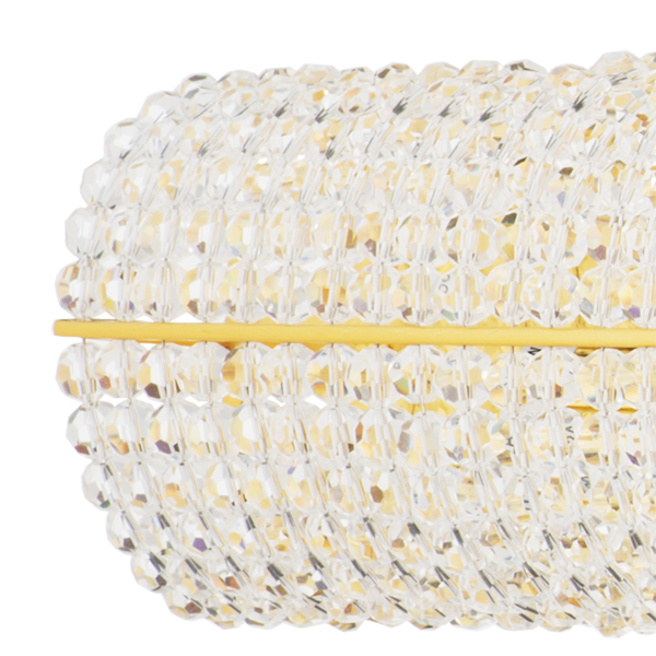 704652 Бра зерк. MONILE 5х40W E14 24K ЗОЛОТО