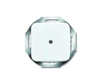 BT Axolute White Вывод кабеля с нерасплавляющейся лицевой панелью  20А