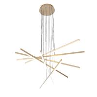 SL394.223.06 Светильник подвесной ST-Luce Матовое золото/Белый LED 6*16,6W 4000K BASONI