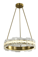 Люстра  подвесная ZORTES CLOUD-STONE ZRS.90610.60, Мощность - 50Вт, Тип лампы: LED, В -950мм/550мм / Ш - ø600мм