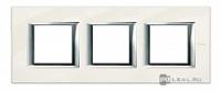 BT Axolute Фарфор Рамка 2+2+2 мод прямоугольная (надпись горизонтально)