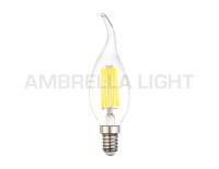 Лампа Filament LED C37L-F 6W E14 4200K (60W)