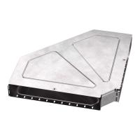 Угол горизонтальный 90 градусов с крышкой Стандарт 600х100 Промрукав