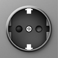 Накладка для розетки Schuko с заземлением, со шторками 16A 250 В~,серия A07