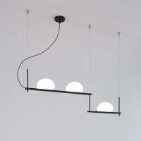 Подвесной светильник со стеклянными плафонами 70145/3 черный