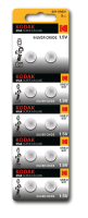 Батарейки Kodak SG1 (364) SR621, SR60 MAX Silver Oxid Button Cell (10/100/2000)