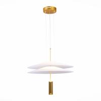SL6101.203.01 Люстра подвесная ST-Luce Золотистый/Белый LED 1*10W 3000K ISOLA