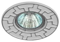 ST5 CH/WH Светильник ЭРА штампованный MR16,12V/220V, 50W белый/хром (100/2800)