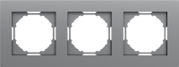 Рамка 3-я, матовый серый, серия A07