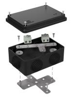 Коробка огнестойкая для о/п 40-0340-FR2.5-4 Е15-Е120 RAL9005 120х80х50 (20 шт/кор) Промрукав