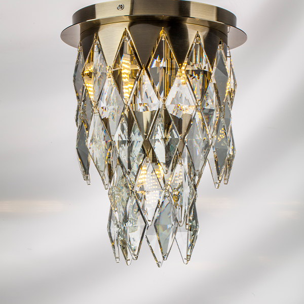 722063 Люстра LIMPIO 6х28W G9 БРОНЗА/ПРОЗРАЧНЫЙ