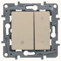 Legrand Etika Сл.кость Светорегулятор нажимной  400Вт