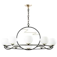 762117 Люстра ENNA 11х40W E14 ЧЕРНЫЙ/ЗОЛОТО